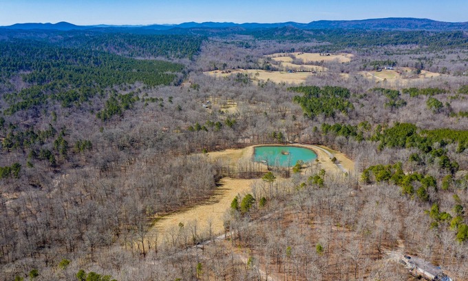 Bonnerdale House | Secluded Woodsy Luxury Hm 40 PRIVATE gated Acres, Pond, Hot Springs Mount Ida