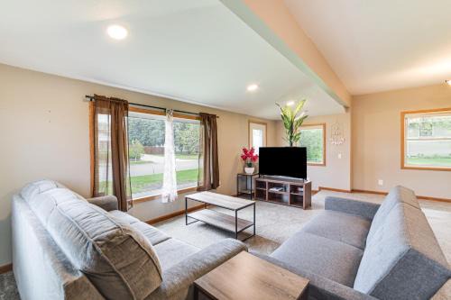 Devils Lake House | Serene Devils Lake House with Deck and Fire Pit!