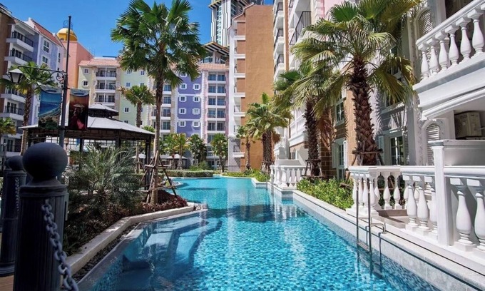 Na Chom Thian Apartment | Seven Seas Cote d'Azur with Pool& Gym