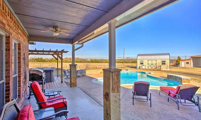 Sherman Villa | Sherman Villa: Private Pool & Hot Tub!