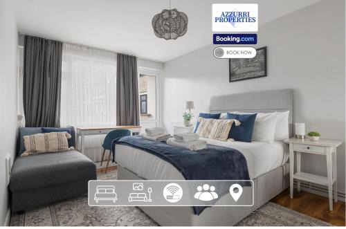 Hoxton Apartment | Short Stays at Juliet House By Azzurri Properties Short Lets & Serviced Accommodation Hoxton With WiFi