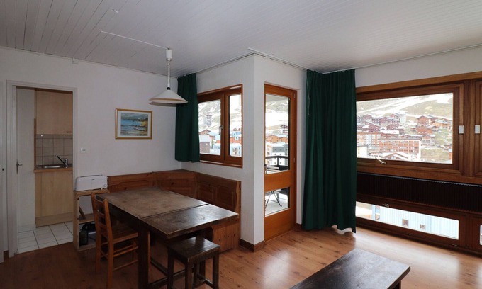 Le Lavachet Apartment | Ski-In/Ski-Out 2-Room Apartment with Balcony in Tignes - Pet Friendly!