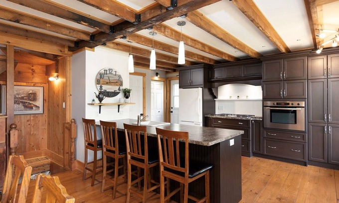 Bromont House | ski in ski out bike in bike out