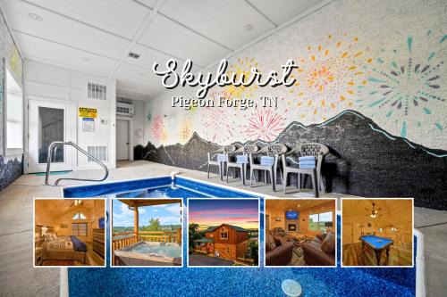 Pigeon Forge House | Skyburst - Relax & Play! Pool, Hot Tub, Games & Theater Room