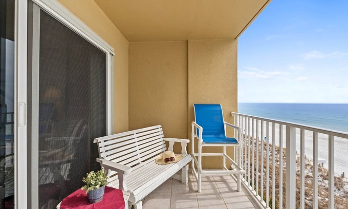 Fort Walton Beach Condo | SL 502: Palm Bay Villa - Tropical Dreams with Gulf Coast Views!