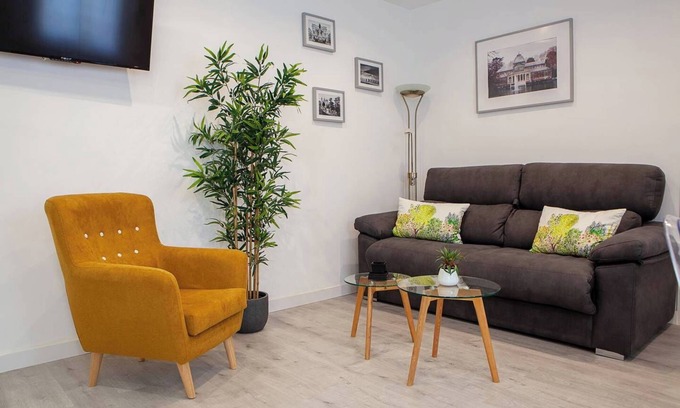 Golden Triangle of Art Apartment | Sleek 1 BR Apt next to El Prado