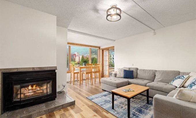 Copper Mountain Village Condo | Sleek & Spacious Retreat in Center Village. Free wifi & covered parking space.