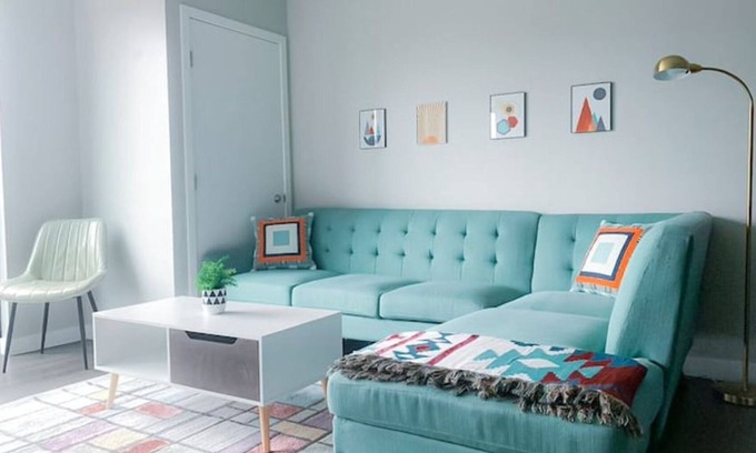 Downtown Des Moines Apartment | Sleepover: Contemporary 1BD/1BA - Downtown Des Moinesn