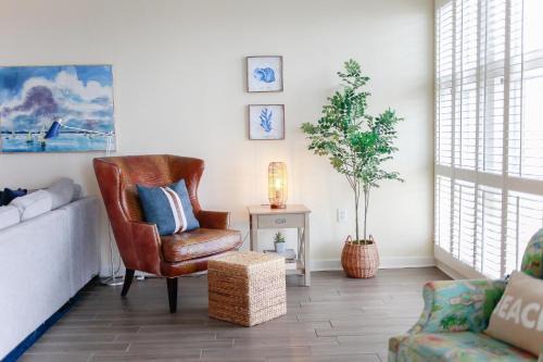 Sandbridge Apartment | Sojourn Ocean View Oasis Ocean & Bay Views