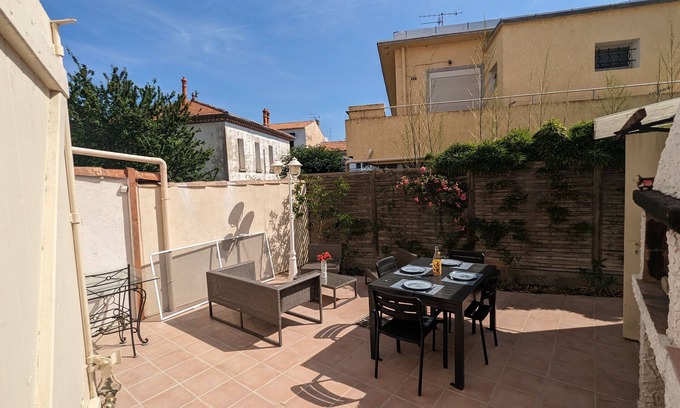 Le Grau-Du-Roi Apartment | Sol-y-Days Clau Did, Grand appartement en RDC avec terrasse