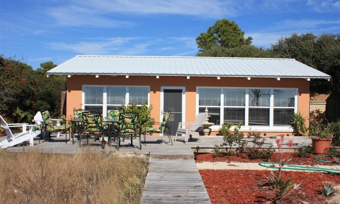 Alligator Point Cottage | "Somewhere In The Sun" Beachfront Cottage - Old Florida Style Hideaway