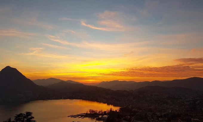 Lugano Apartment | Sonniges Paradies mit Seeblick und Panoramaterrasse