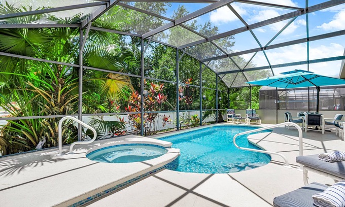 Bellavida House | ☀️ South-Facing Pool & Spa | Game Room | 2 Suites | Prime Location Near Disney