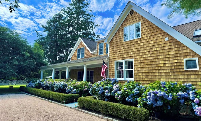 Village of Southampton House | Southampton Village, Complete Privacy, Gunite Pool & and 3 minute walk to town!