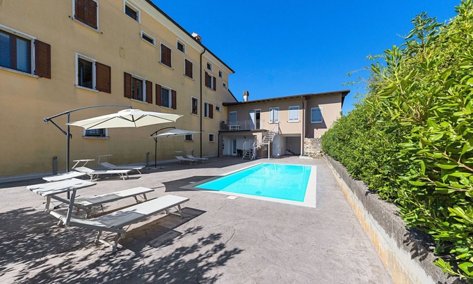 Soiano del Lago Apartment | Spacious 2 bedroom apartment with pool