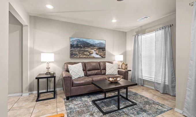 Fort Smith Apartment | “Spacious 4-Bed Duplex: Dual Entrances, Work-Friendly”