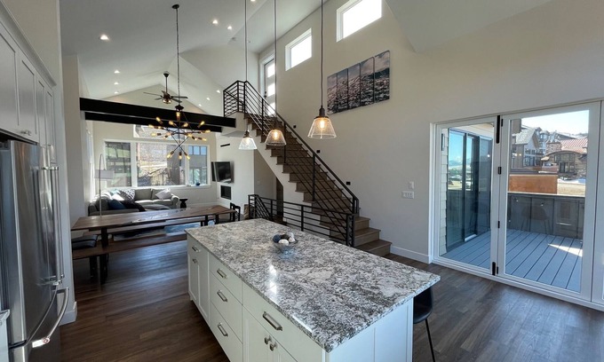 Steamboat Springs House | Spacious 5 bedroom house + bunkroom with rooftop deck and private hot tub