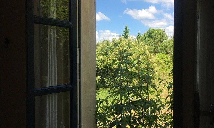 Cronat House | Spacious gîte in idyllic wooded setting by a stream with hammock & barbecue