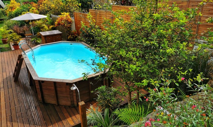 Morne-A-l'Eau Villa | spacious ground floor of 200m² in villa with private pool