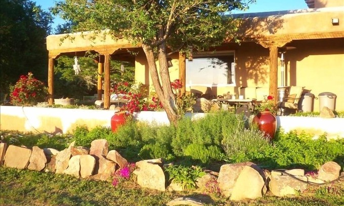 Taos House | Spacious home minutes to the plaza yet private, A/C great views