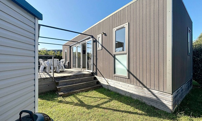 Jullouville-les-Pins House | Spacious mobile home 6 pers, 3 bdr, 2 bthr, near beach