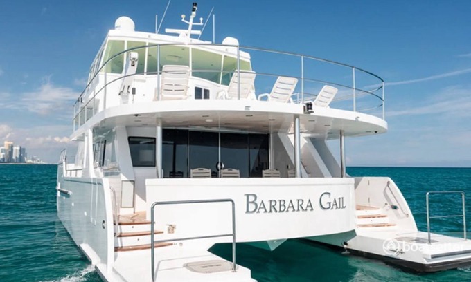 Pompano Beach Boat Rental | SPACIOUS & STABLE 65' YACHT FOR OVERNIGHT CHARTERS CRUISING SOUTH FLORIDA