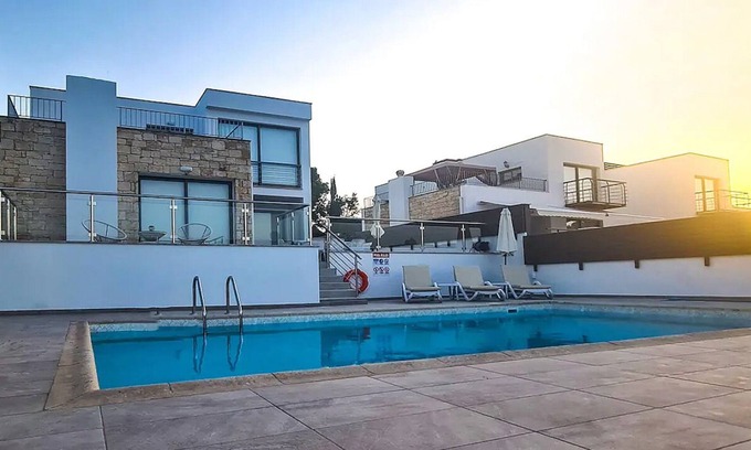Latchi Villa | Spacious Villa in Neo Chorio, Panoramic Sea Views to Polis Chrysochous Bay, A/C & Private Pool!