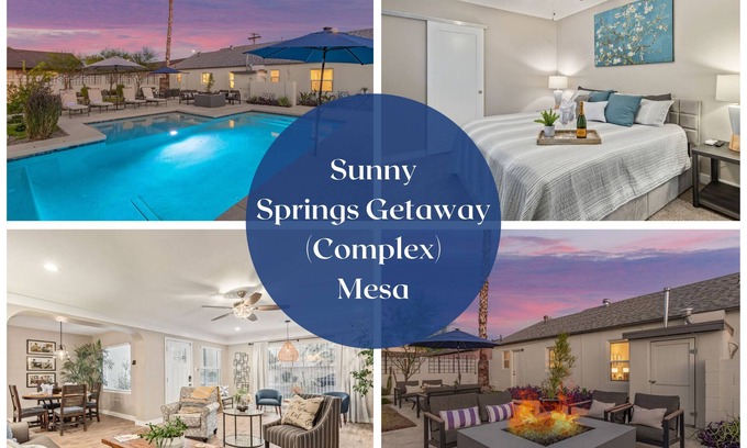 Mesa House | Spectacular Modern Oasis! Massive Heated Pool! Separate Casita!