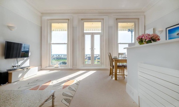 Seafront Apartment | Spectacular sea views! Stylish apt with balcony