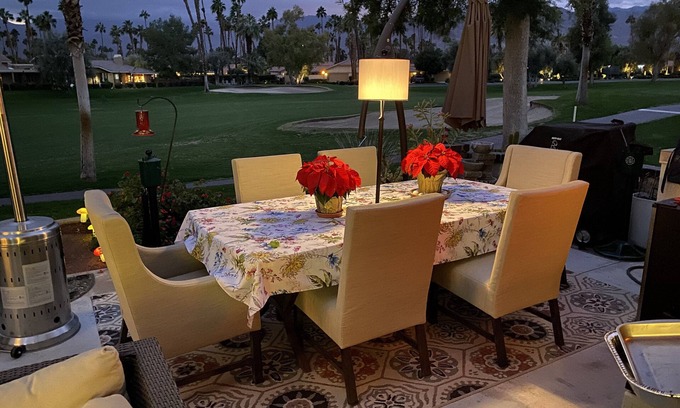 Palm Desert Condo | Spectacular, South Facing, cart, upgraded 2 bedroom+den with king sized bed.