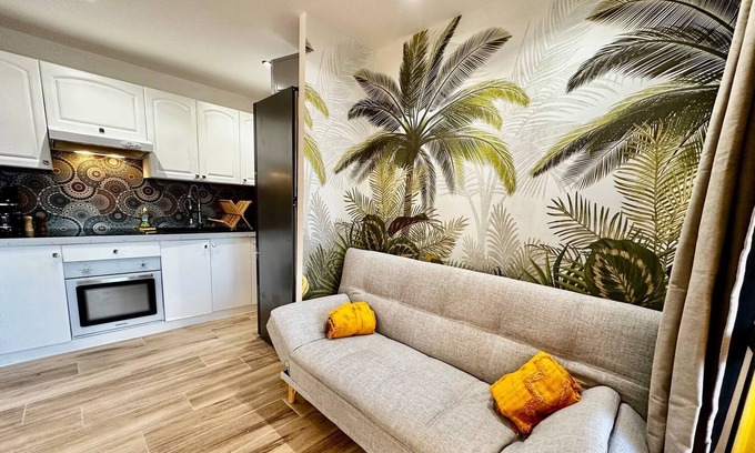 Bouillante Apartment | Splendid Ti Kaz Coco Jungle Jacuzzi seaview 100m from beach