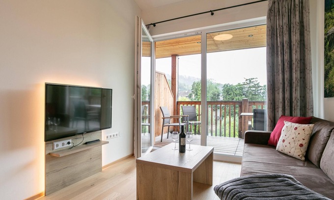 Haus im Ennstal Apartment | Split-level apartment with a fine sauna