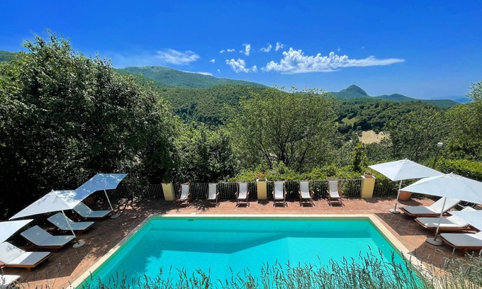 Strettura Apartment | Spoleto Splash:casa Piscina/slps 4/wifi/dishwasher