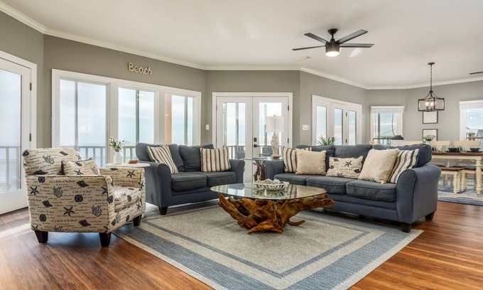 Audubon Place House | Sprawling oceanfront 5BR Beach House - Serenity by The Sea