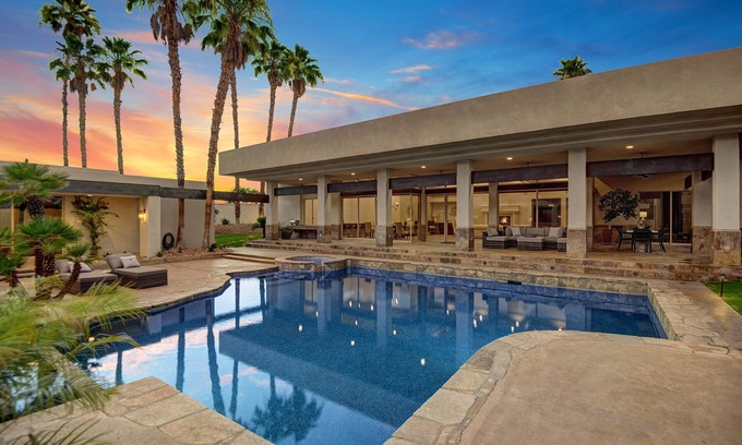 Indian Wells House | Sprawling Two Home Estate with Private Tennis Court