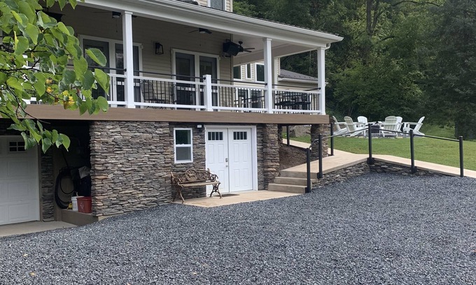 Bellefonte House | Spring Creek stream front - steps to world class fly fishing and minutes to PSU.