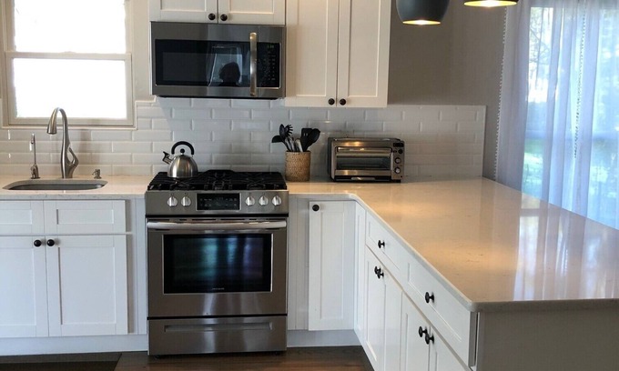 Springs House | Springs Renovated Contemporary House with Heated Pool