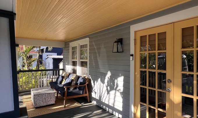 Crescent Lake House | St. Pete Bungalow with Amazing Yard steps from Crescent Lake!