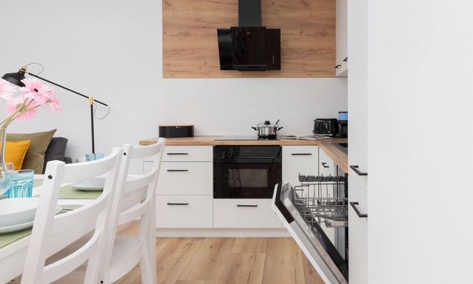 Nowy Port Apartment | Starowiejska 93 | Wifi, Pet-friendly, 1 Bedroom, Balcony, Parking, Gdansk
