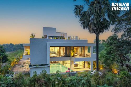 Kihim Villa | StayVista at Sage Villa - Pool, Lawn & WiFi