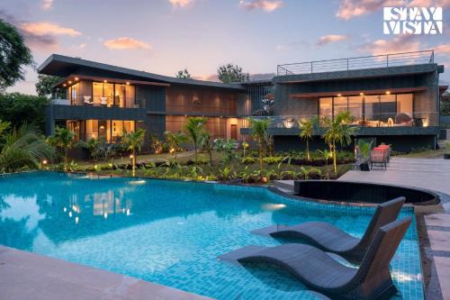 Alibaug Villa | StayVista at Sol & Sands with Mountain View and Pool
