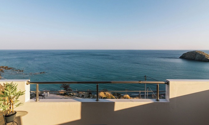 Crisostomos Apartment | Stella Apartment-breathtaking Sea View Apartment 2 Mins From the Beach!!