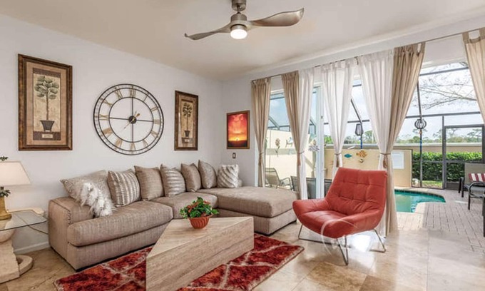 Windsor Hills House | Steps from clubhouse. "Be Our Guest" in Windsor Hills-Pool Heat Included