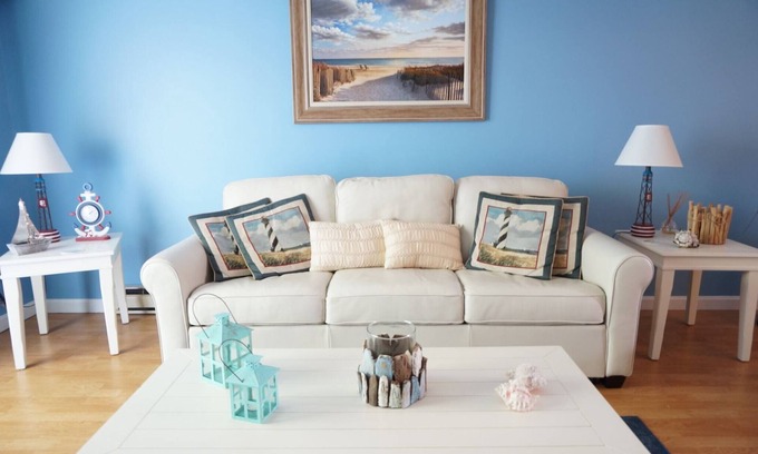 Hyannis Condo | Steps to private beach & heated pool, 1-mile from Main St. shops, AC, & Wi-Fi