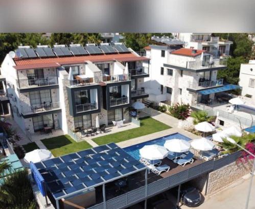 Kalkan Apartment | Stone House Aparts 2 plus 1 mit zwei Balkone und Poolview Kalkan No 10