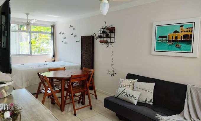 Pioneiros Apartment | Studio à 500m da praia, AC e Vaga