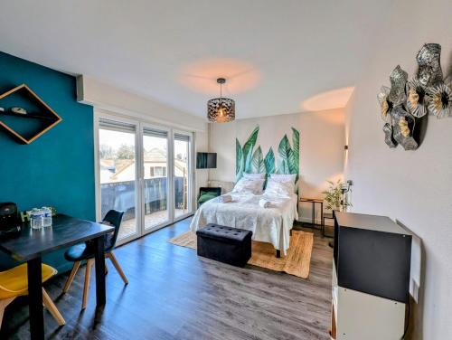 Mulhouse Apartment | Studio 26 m2 à Mulhouse - Terrasse & Stationnement - Accès UHA & Tram