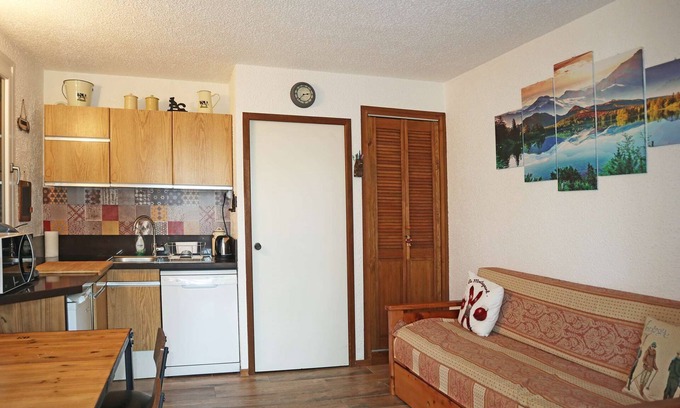 Les Orres Apartment | Studio 6 Personnes Accès Direct aux Pistes