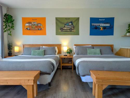 Ste Anne de Beaupre Apartment | Studio 8 - 2 min du Bord de l'eau Foyer & Barbecue