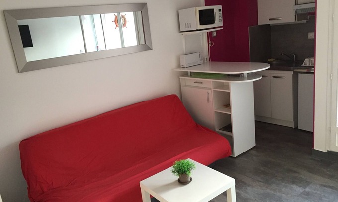 La Petite Motte Apartment | Studio air-conditioned cabin + wifi + private parking